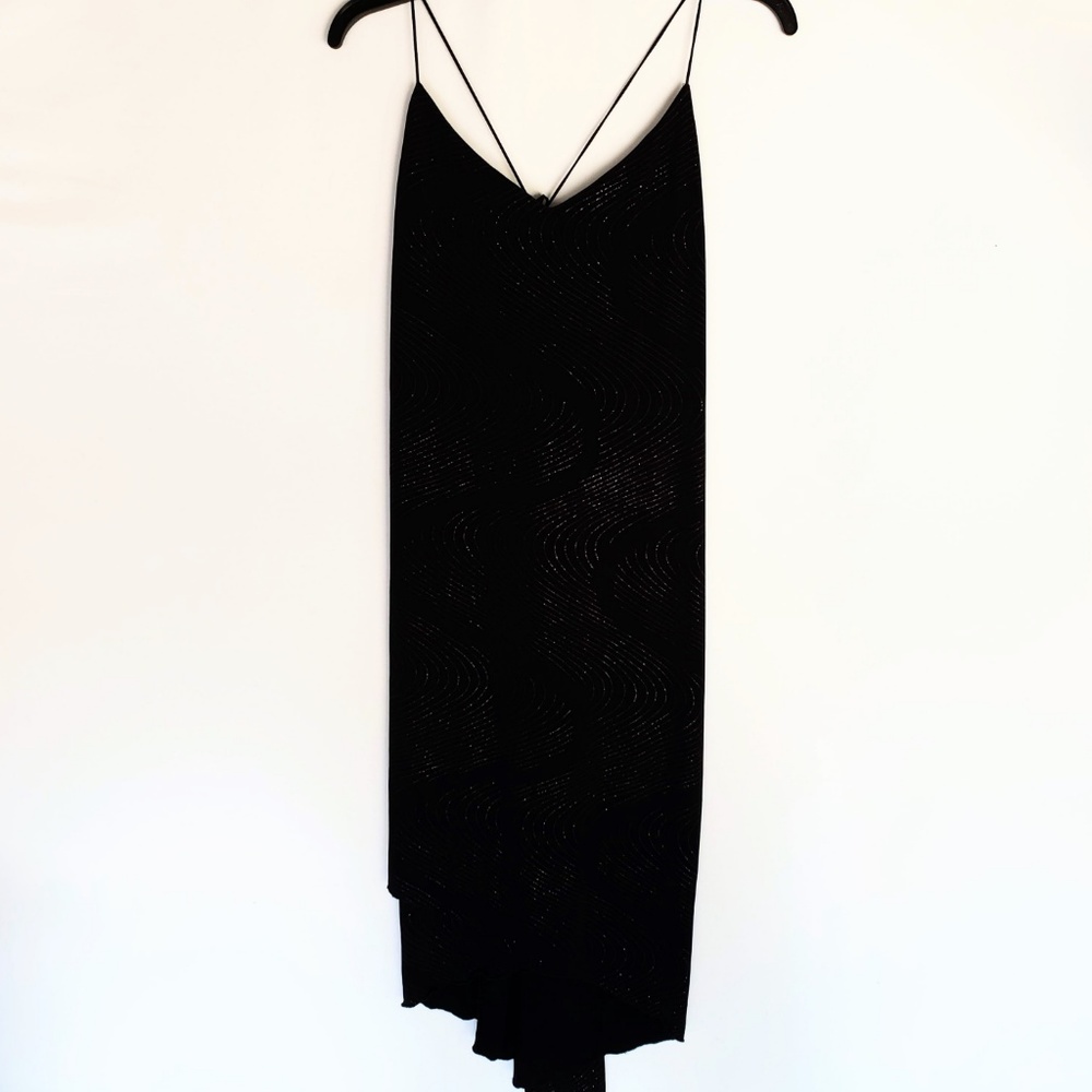 Chesley Black Glitter Detail Dress